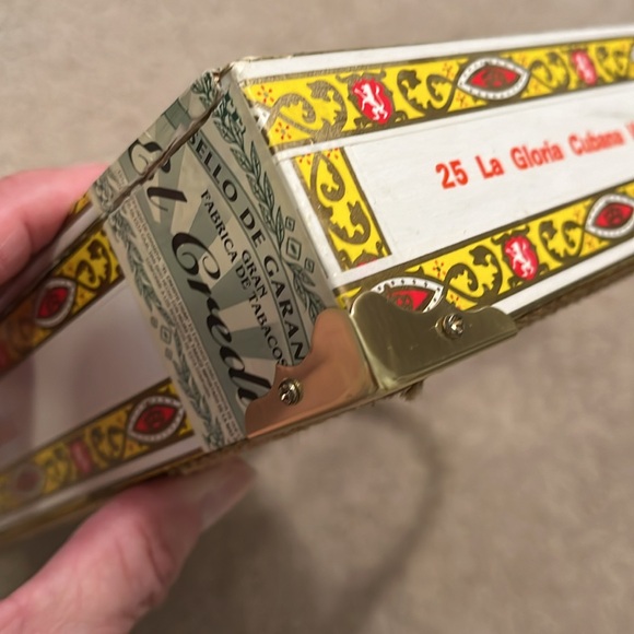 👜 Handmade La Gloria Cubana Cigar Box Purse / Keepsake Box / Jewelry Case - Picture 15 of 17